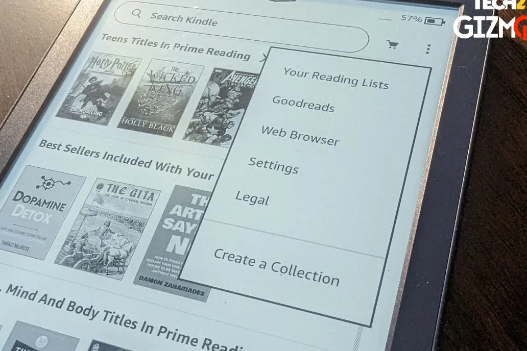 The software on the Kindle 2022 made its debut in 2021