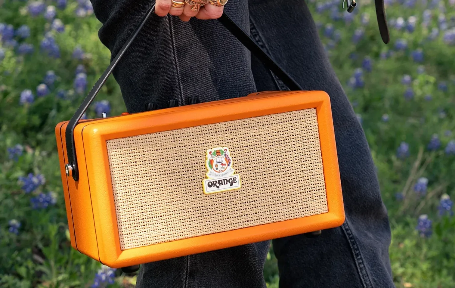 Orange Box portable Bluetooth speaker. (Image credit: Orange Amps)