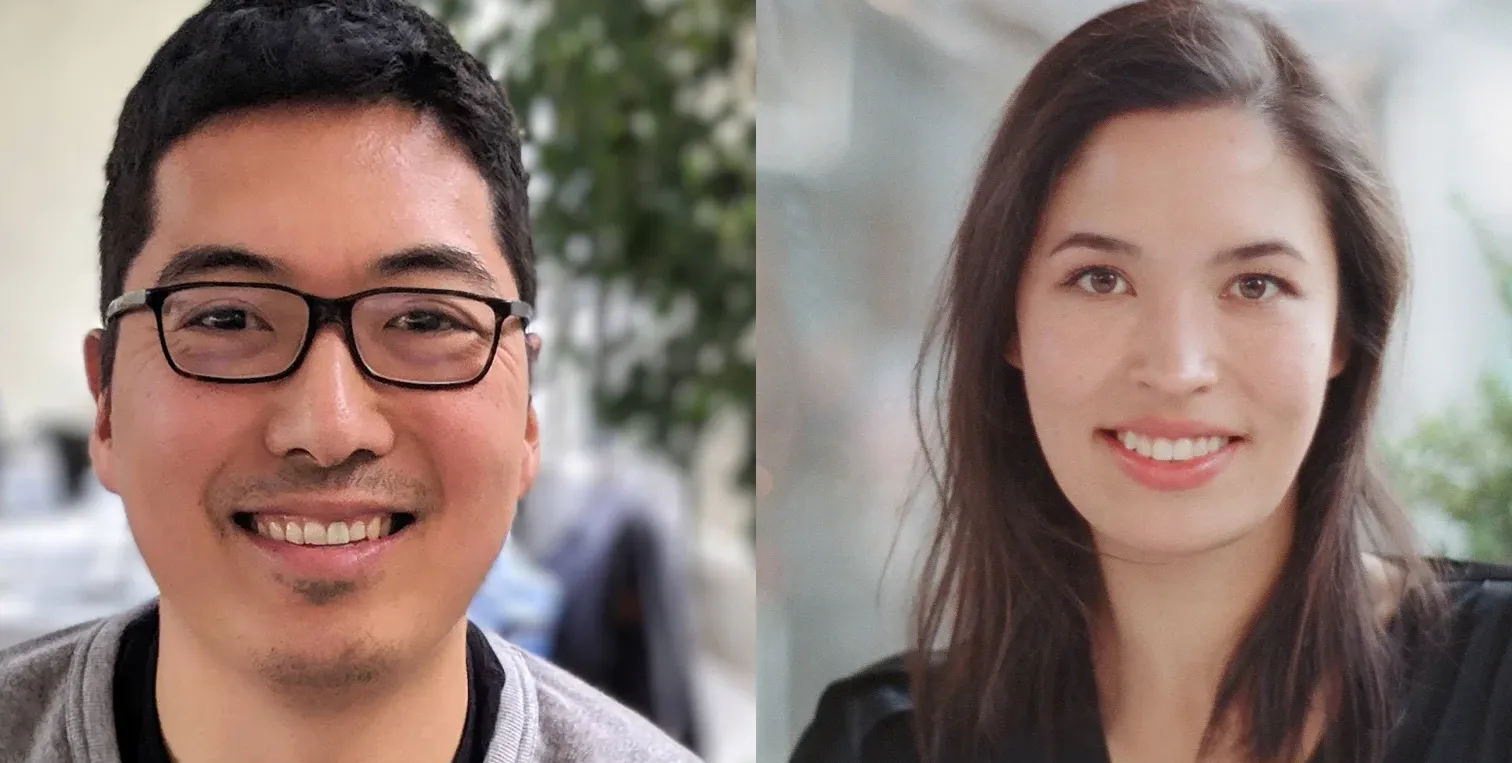 For Engadget's Pixel Fold interview, we spoke with two product managers at Google: George Hwang (left) from the Pixel Fold team and Andrea Zvinakis (right) from the Android platform team. (Image credit: Google)