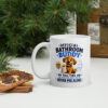 Official Bathroom Buddy – Funny Dog Coffee Mug