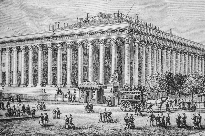Paris Stock Exchange vintage