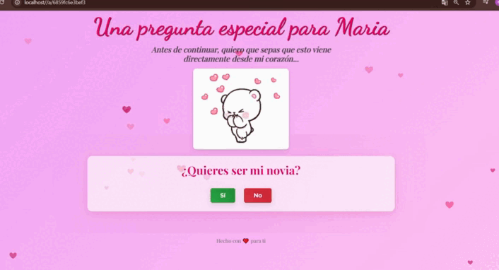 Pregunta Romántica