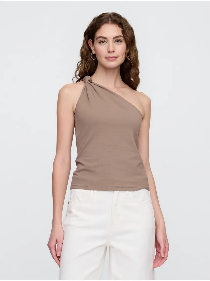 Polo One Shoulder Knotted Mujer