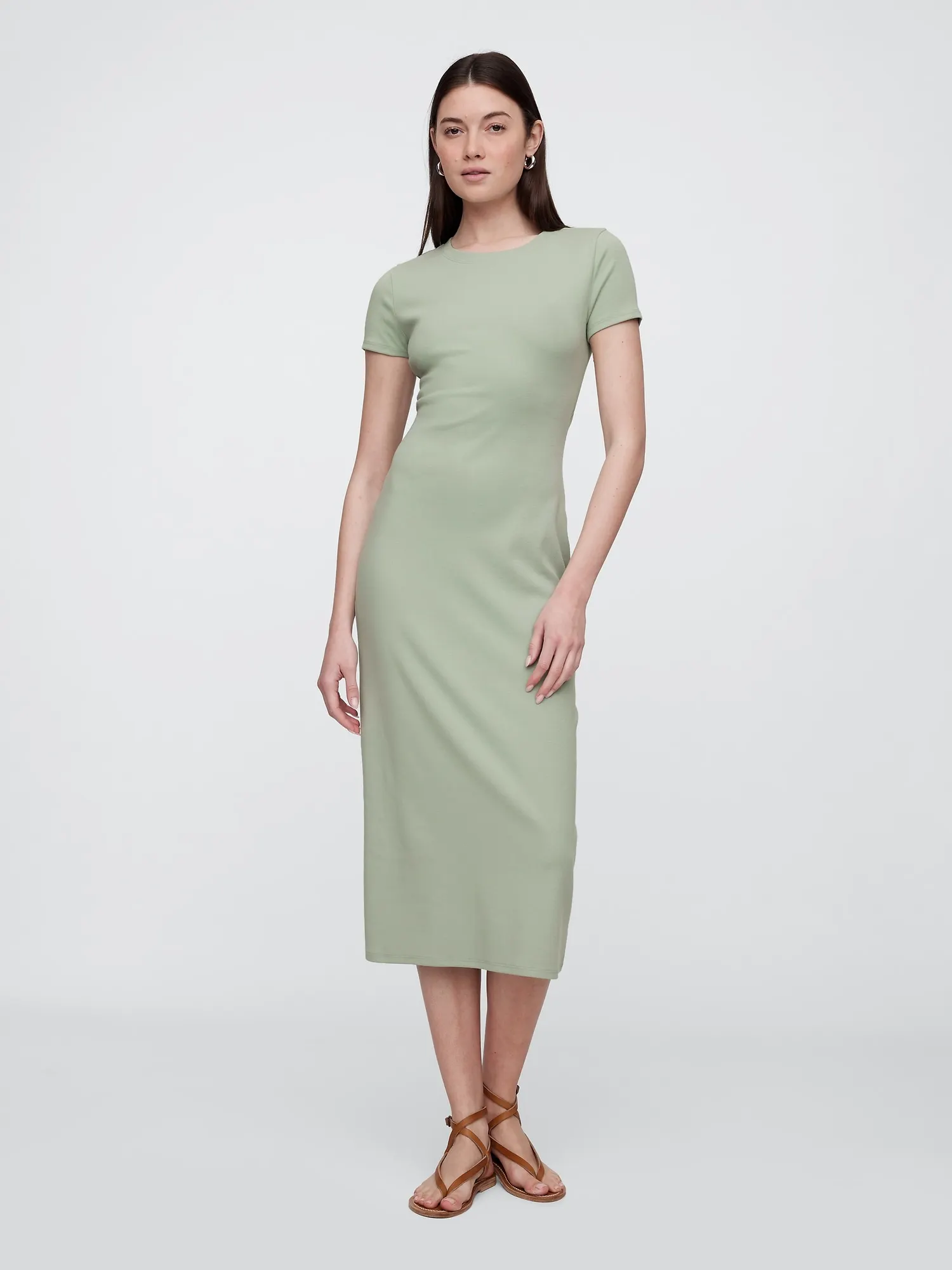 Vestido Midi Back Cutout Mujer