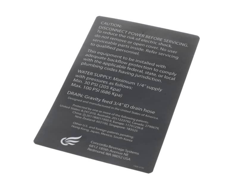 1500-377 Concordia Beverage Systems