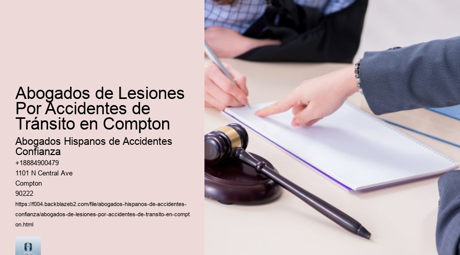 Abogados de Lesiones Por Accidentes de Tránsito en Compton