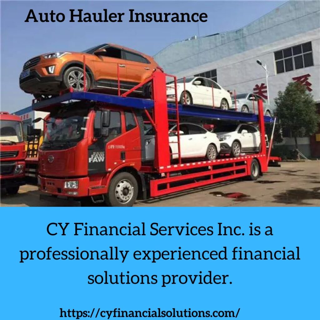 Auto Transport Insurance
