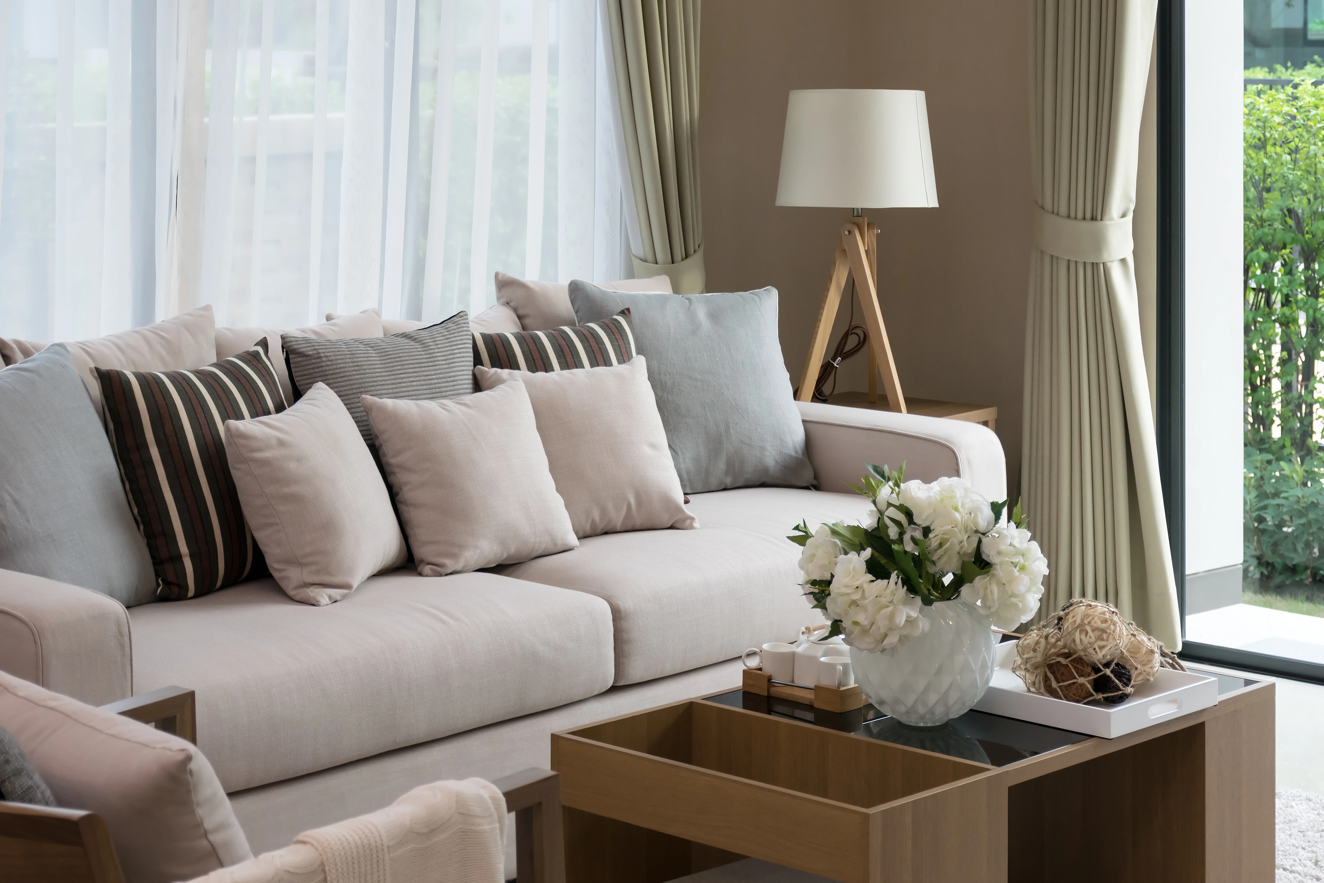 Staged luxury interior