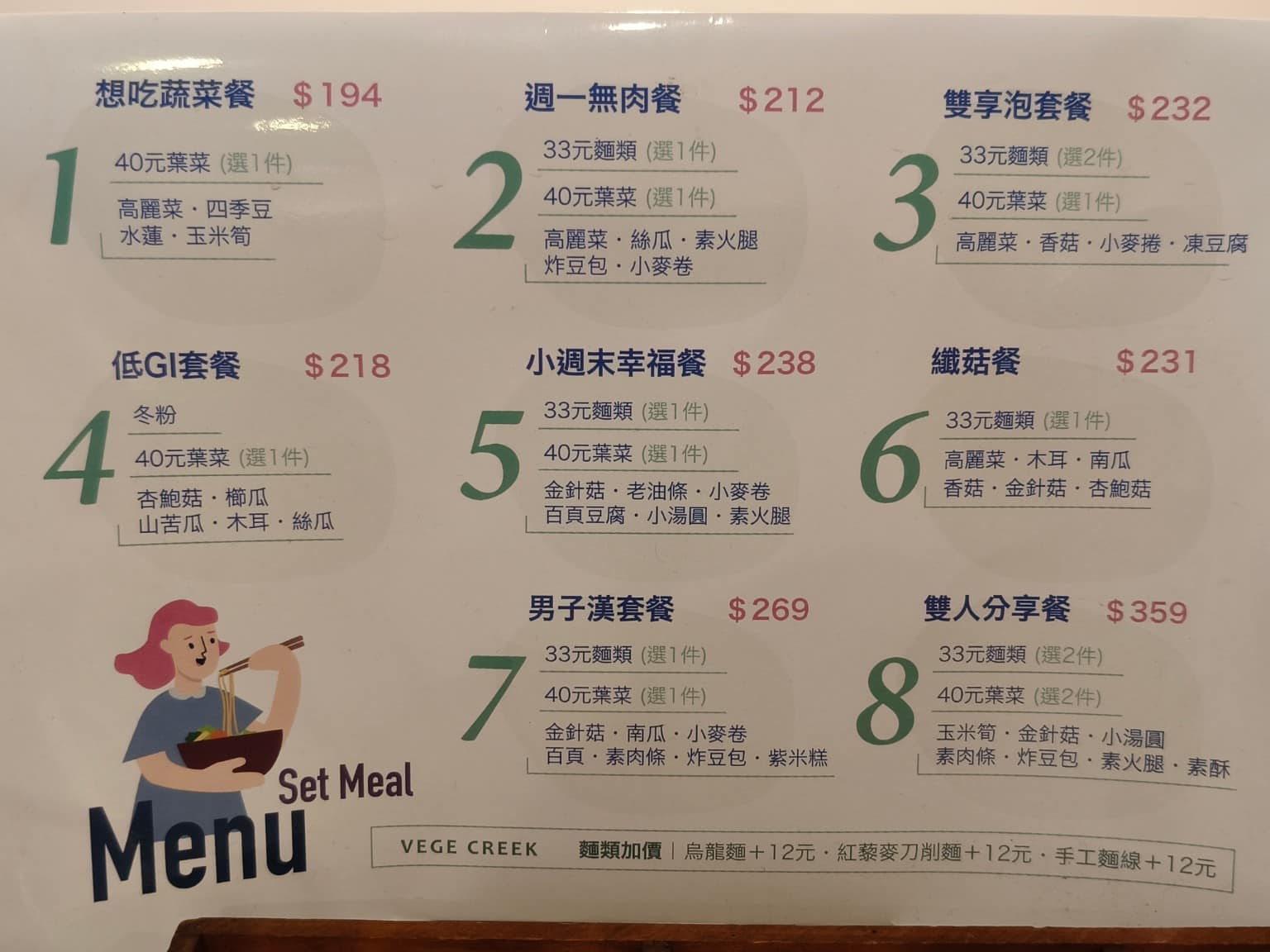 VEGE CREEK 蔬河內湖瑞光店 蔬河內湖瑞光店菜單 蔬河內湖瑞光店推薦 內湖區美食 內湖美食 店家菜單