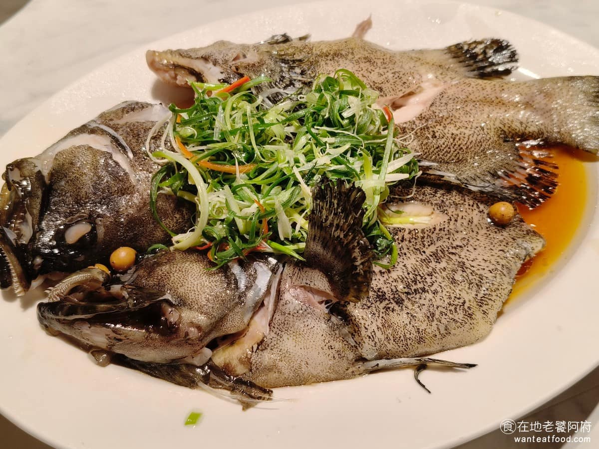 興蓬萊台菜餐廳大葉高島屋店 興蓬萊台菜餐廳大葉高島屋店菜單 興蓬萊台菜餐廳大葉高島屋店推薦 清蒸龍虎斑 清蒸做法保留魚肉原本的鮮甜，魚肉肉質細緻軟嫩，吃起來很舒服。 @在地老饕阿府