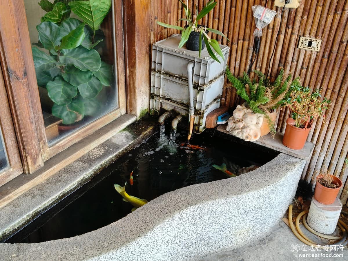 蒸美味 蒸美味菜單 蒸美味推薦 淡水區美食 淡水美食 中式料理 小籠湯包 店門口還有一個小小的鯉魚池，養了許多隻鯉魚。 @在地老饕阿府