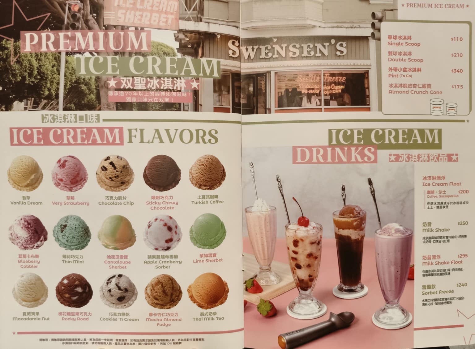 SWENSEN'S 双聖大安店 双聖大安店菜單 双聖大安店推薦 大安區美食 大安美食 大安站美食 店家菜單