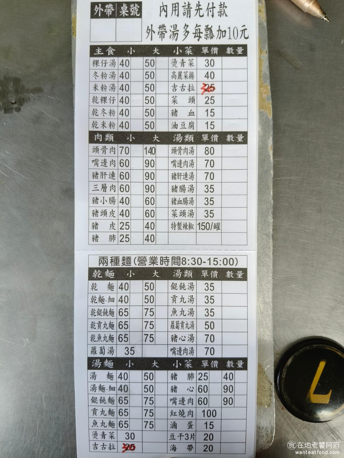 七堵臭粿仔湯 七堵臭粿仔湯菜單 七堵臭粿仔湯推薦 基隆市美食 台灣小吃 粿仔湯 《七堵臭粿仔湯》菜單品項不算複雜,主要就是粿仔湯、冬粉湯、米粉湯這三種湯底,還有黑白切跟小菜可以單點。 @在地老饕阿府