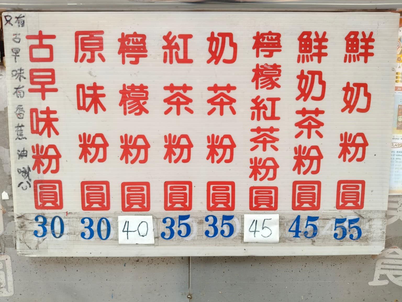 七堵粉圓冰 七堵粉圓冰菜單 七堵粉圓冰推薦 基隆市美食 甜點點心 粉圓冰 飲品飲料 店家菜單