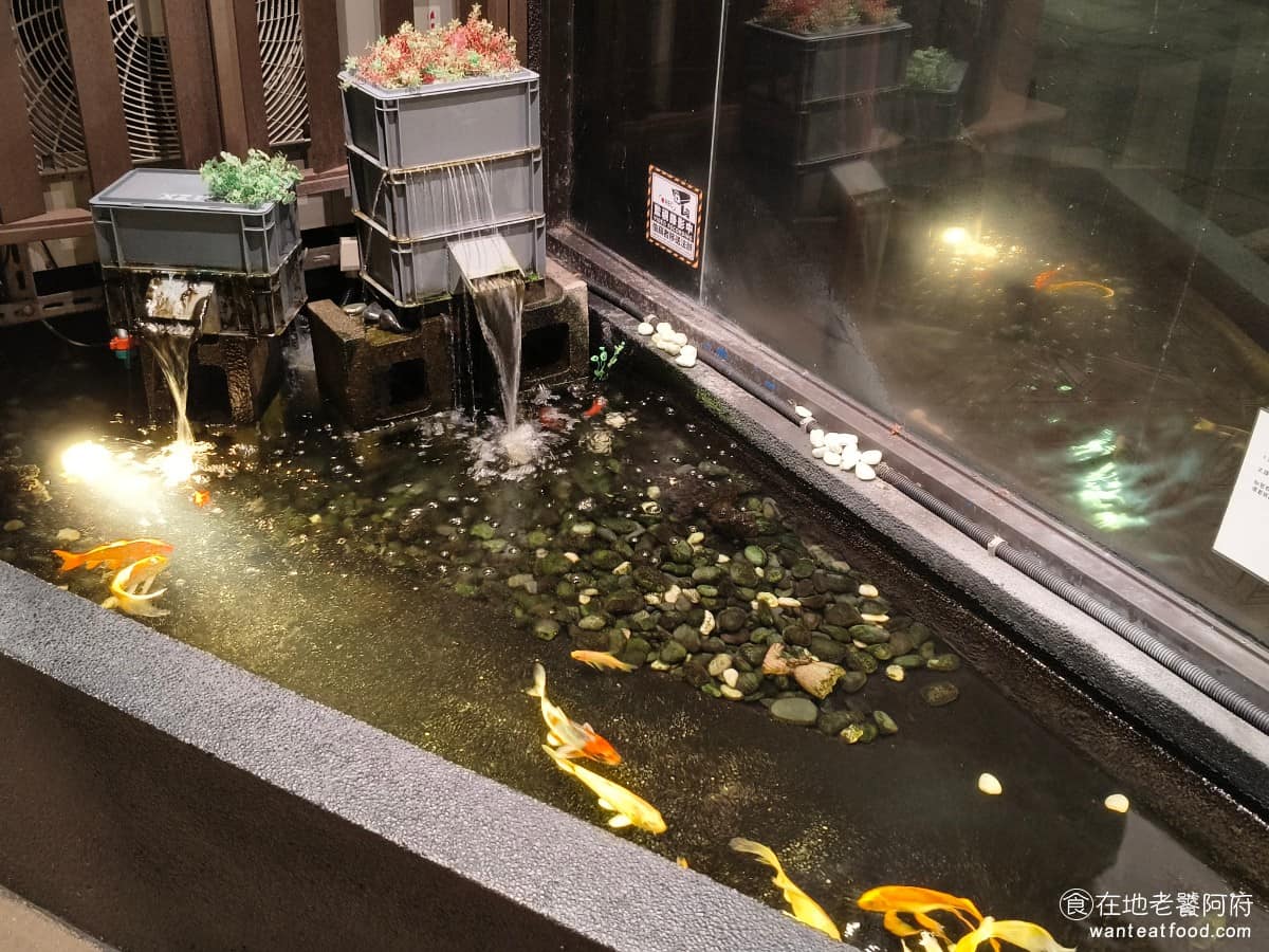 宣牛溫體牛肉火鍋光復店 宣牛溫體牛肉火鍋光復店菜單 宣牛溫體牛肉火鍋光復店推薦 大安區美食 店外匯看到一個小型的鯉魚池，養的魚還蠻多的，環境非常優雅。 @在地老饕阿府
