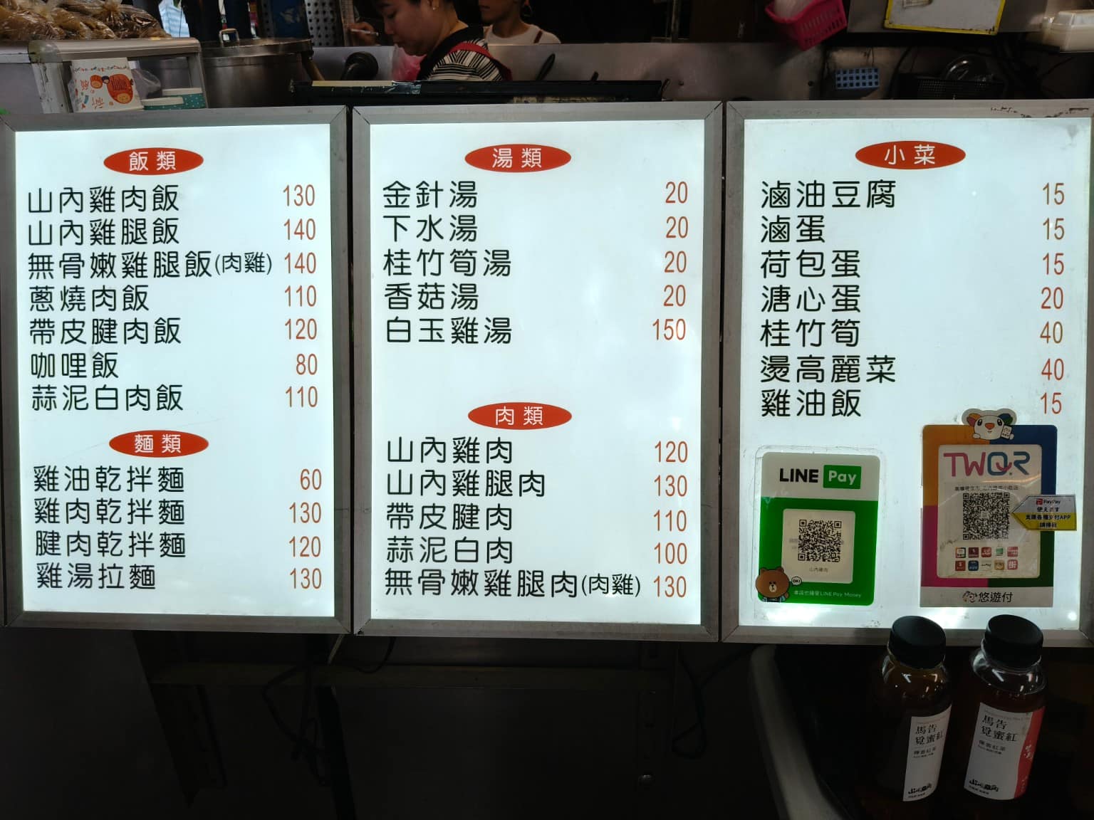 山內雞肉南機場夜市店 山內雞肉南機場夜市店菜單 山內雞肉南機場夜市店推薦 中正區美食 中正美食 店家菜單