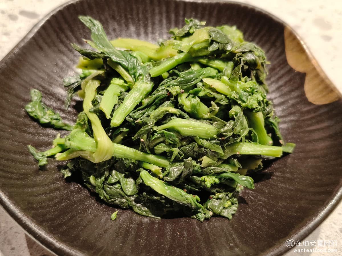 京昌園日式燒肉餐廳南港店 京昌園日式燒肉餐廳南港店菜單 京昌園日式燒肉餐廳南港店推薦 和風油菜花 油菜花吃起來帶有脆感，口味清淡，沒有特殊的調味。 @在地老饕阿府