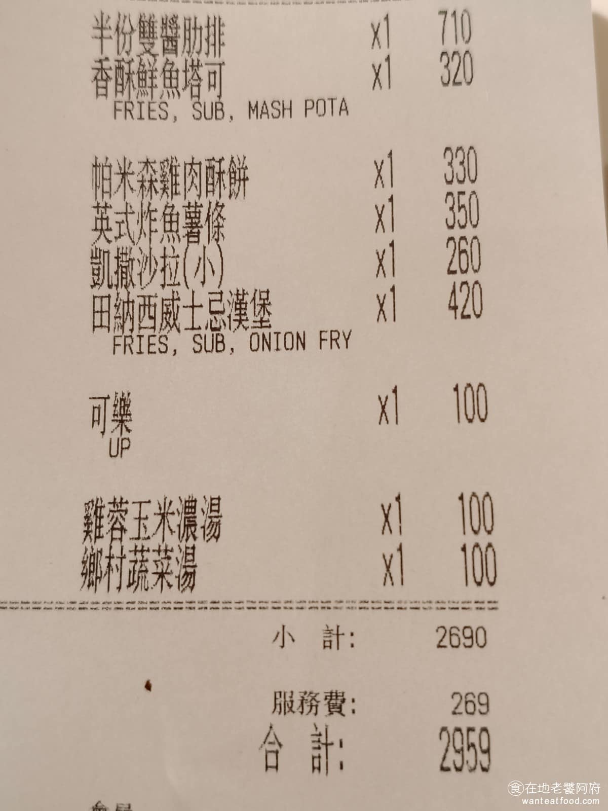 星期五美式餐廳宏匯餐廳 星期五美式餐廳宏匯餐廳菜單 星期五美式餐廳宏匯餐廳推薦 新莊區美食 平均一個人吃完,是七百多塊的價位,算是中高,但也沒有到特別的貴,可接受。 @在地老饕阿府