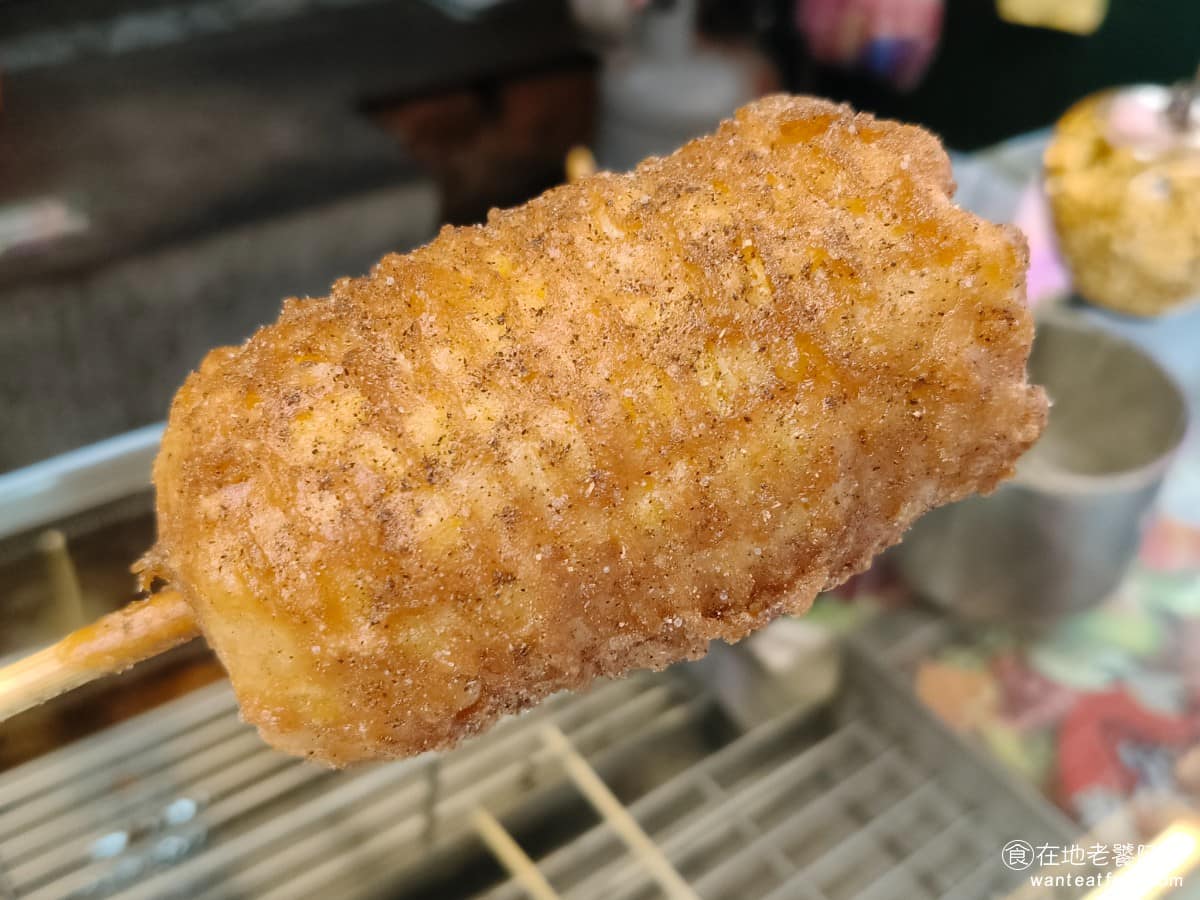 HiTaiwan Sweet Corn 海苔甜玉米 淡水區美食 甜點點心 炸玉米