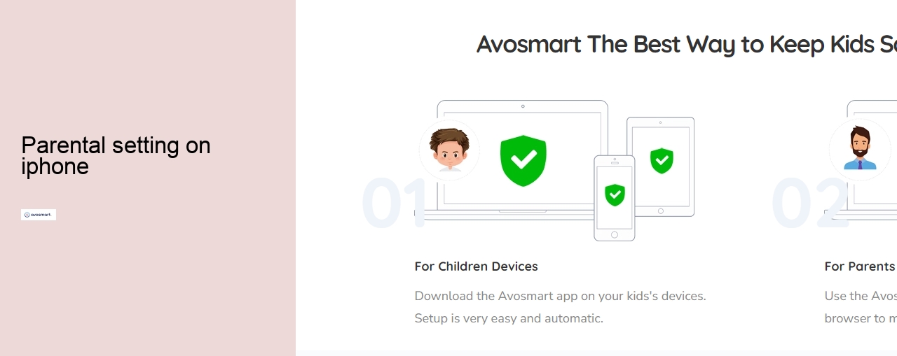 parental setting on iphone
