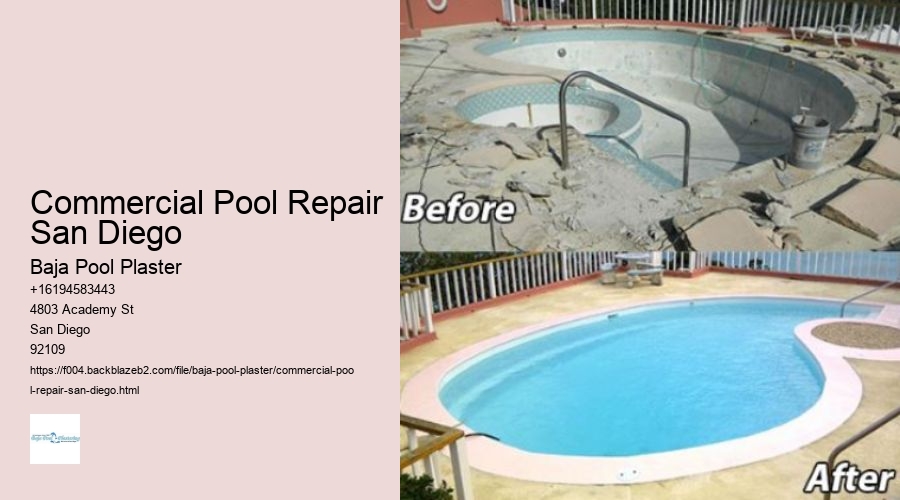 Commercial Pool Repair San Diego
