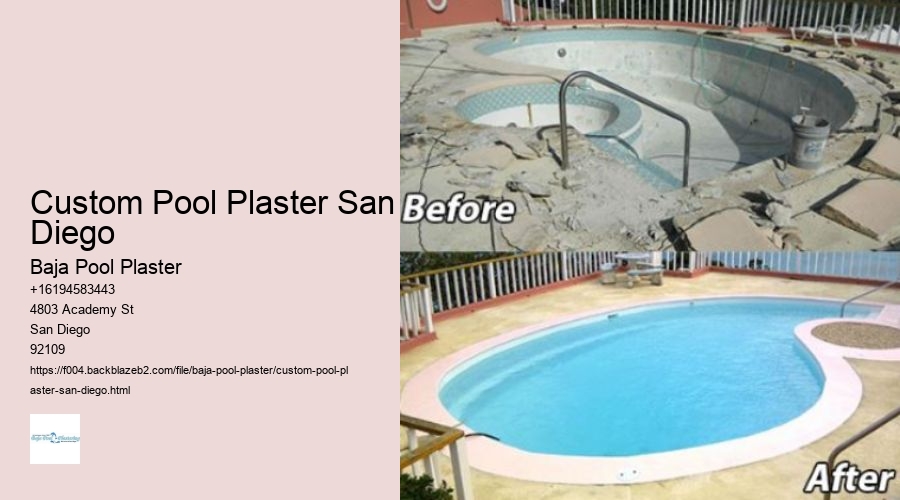 Custom Pool Plaster San Diego