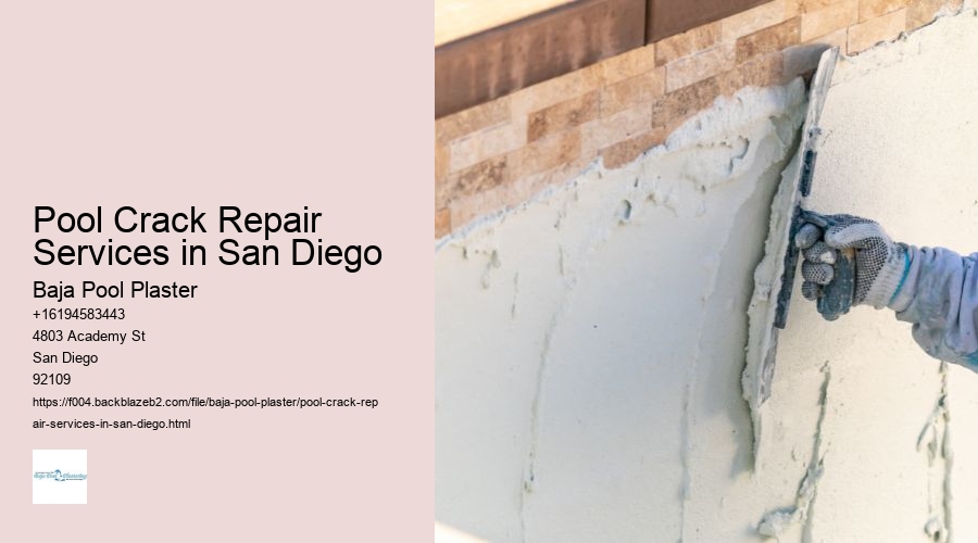 Pool Crack Repair Services in San Diego