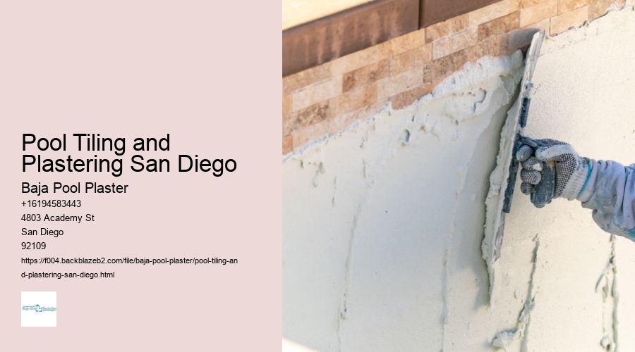 Pool Tiling and Plastering San Diego