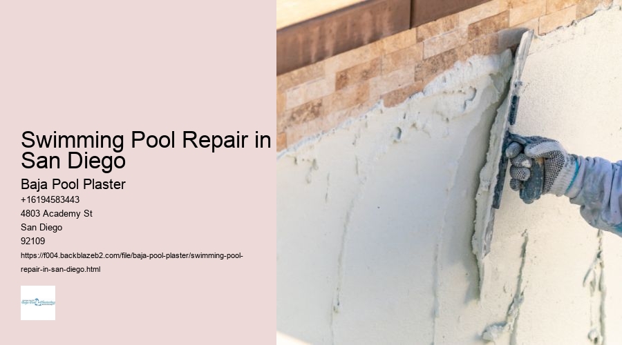 Swimming Pool Repair in San Diego