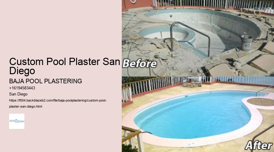 Custom Pool Plaster San Diego