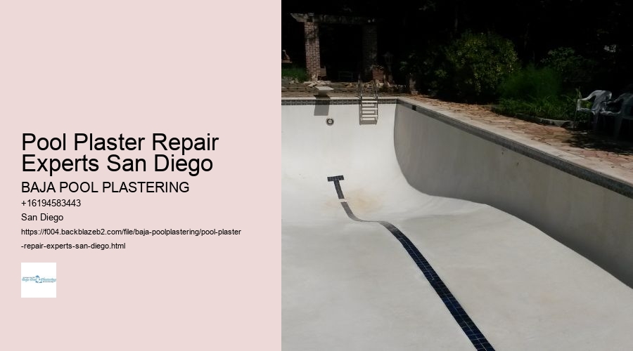 Pool Plaster Repair Experts San Diego