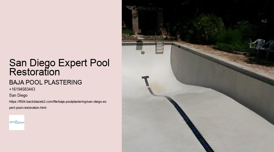 San Diego Expert Pool Restoration