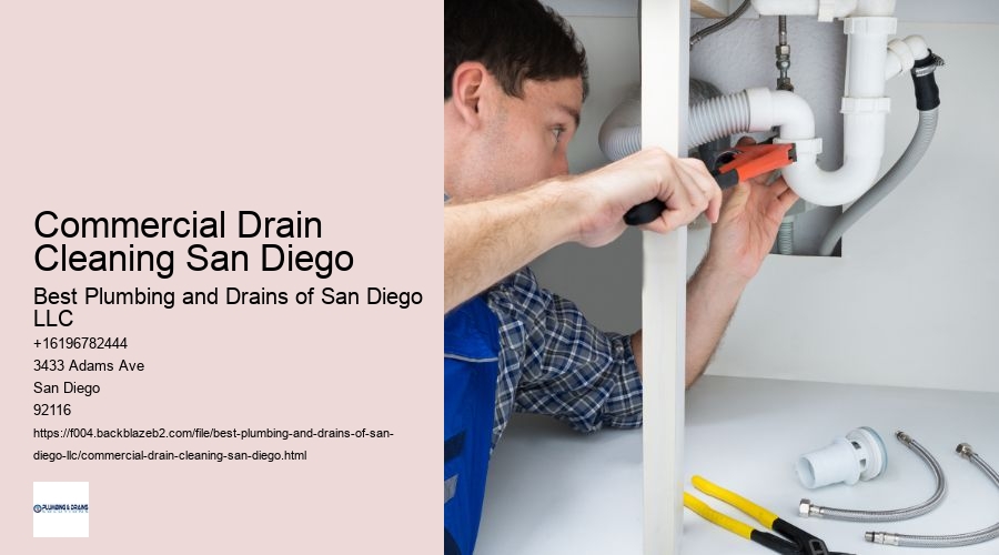 Commercial Drain Cleaning San Diego