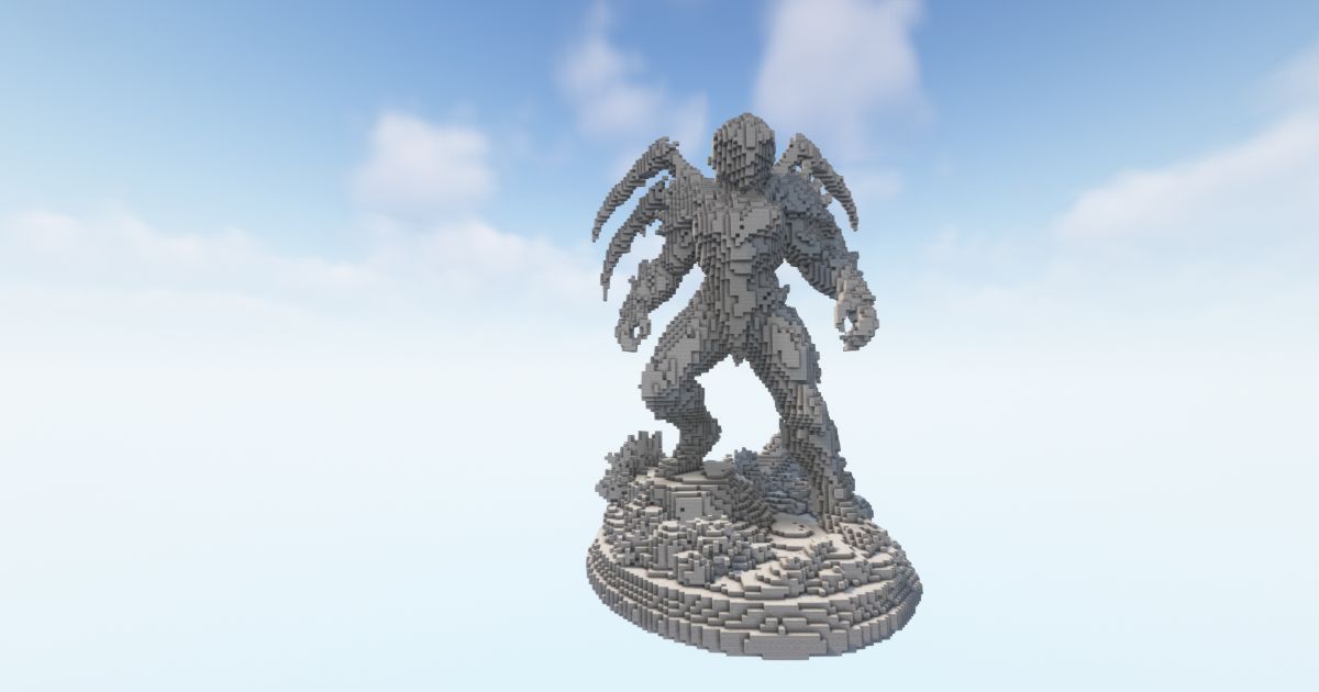 FREE Minecraft Reaper Aliens Statue