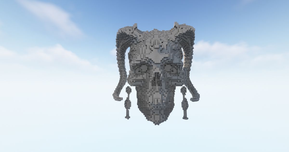 FREE Minecraft Head Reaper Statue