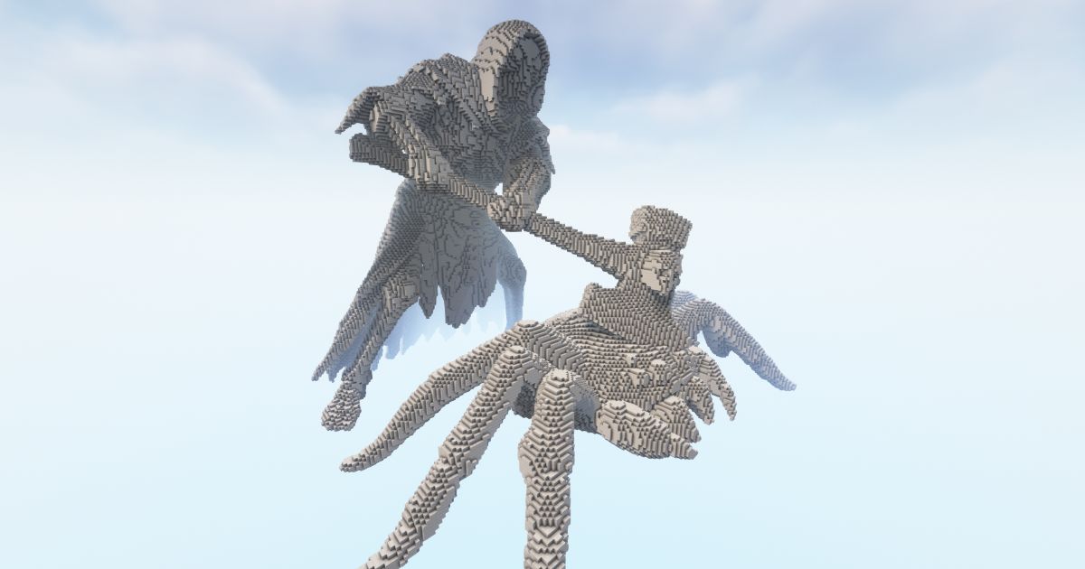 FREE Minecraft Reaper BigSpider Statue