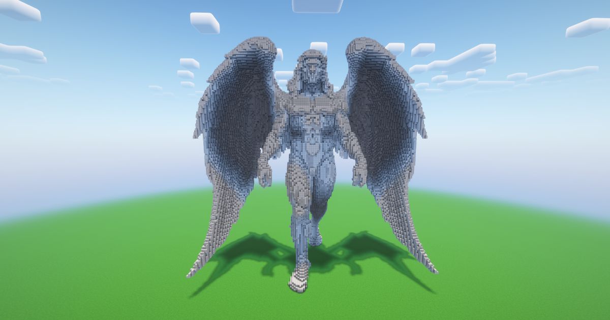Minecraft Angel Statue! ( FREE )