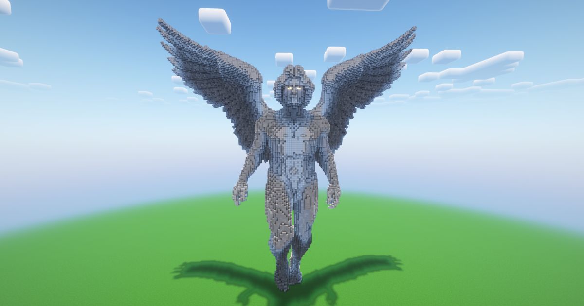 Minecraft Angel 2 Statue! ( FREE )