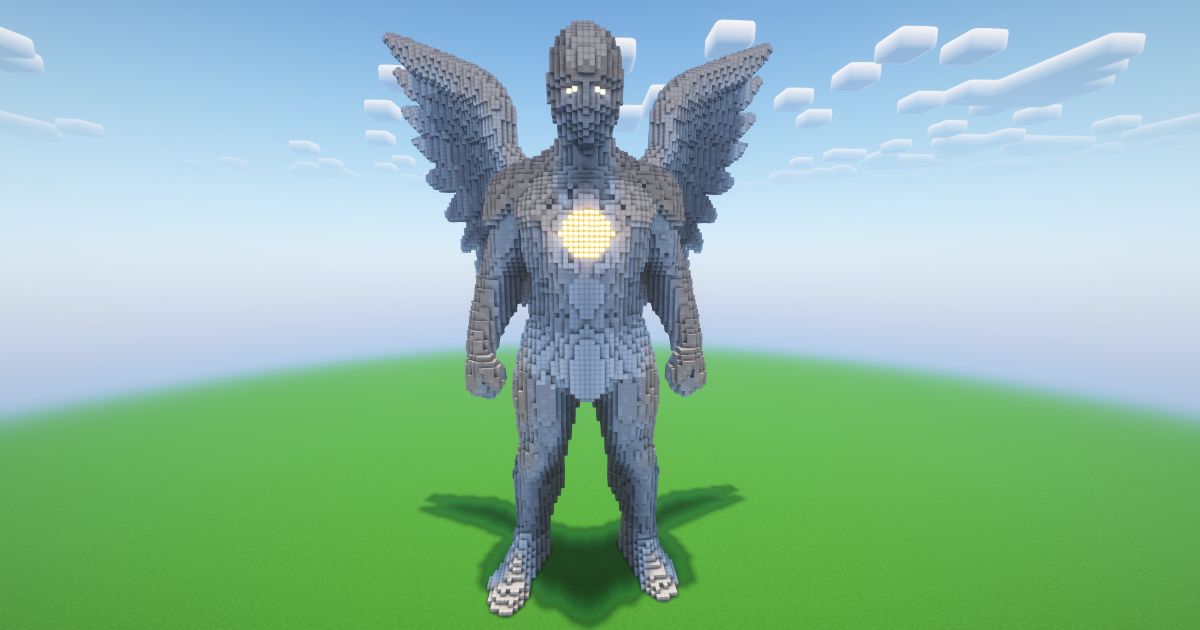 Minecraft Angel 3 Statue! ( FREE )