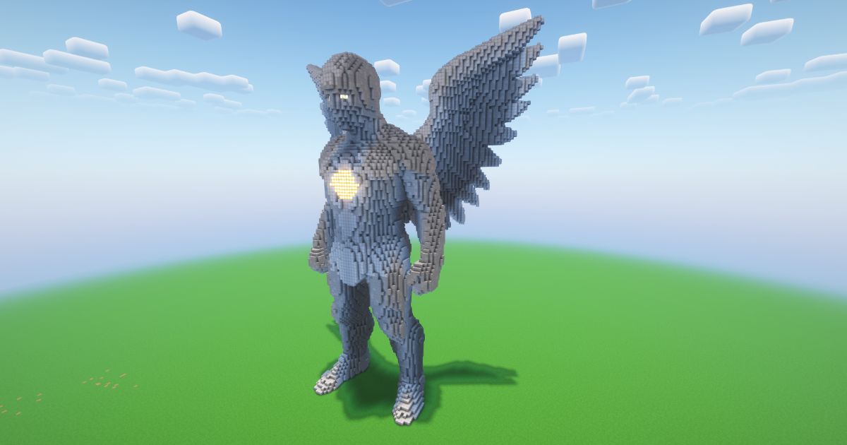 Minecraft Angel 3 Statue! ( FREE ) preview 1