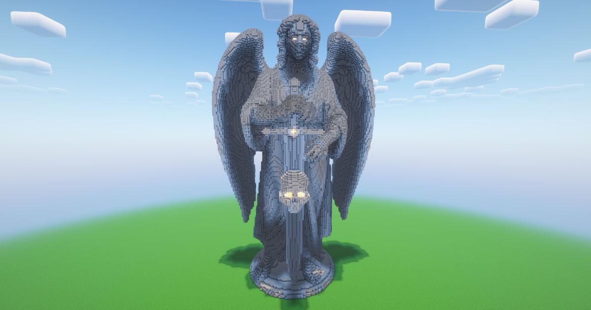 Minecraft Angel 4 Statue! ( FREE )