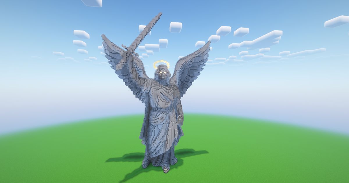 Minecraft Angel 5 Statue! ( FREE )
