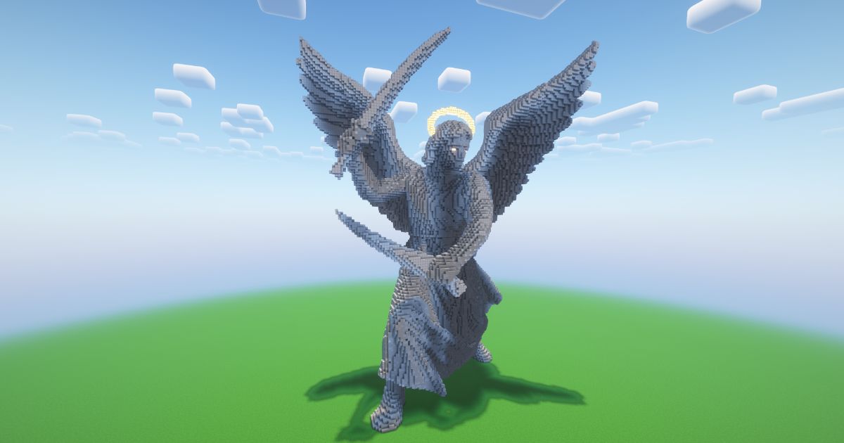 Minecraft Angel 6 Statue! ( FREE )