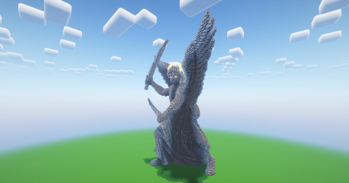 Minecraft Angel 6 Statue! ( FREE ) preview 1