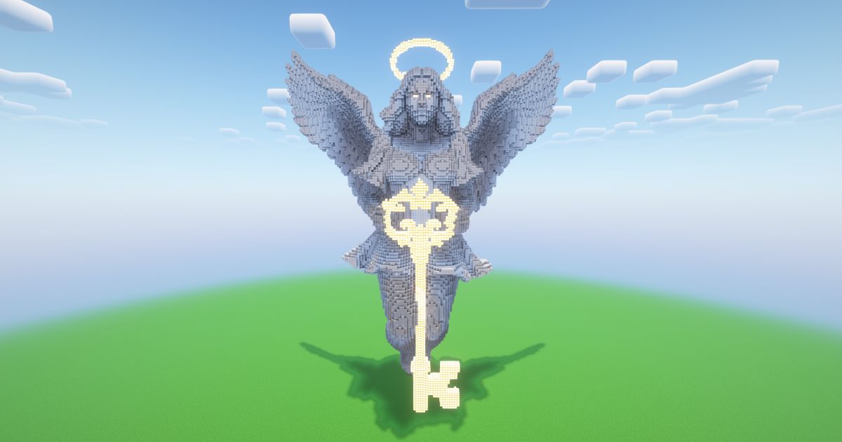 Minecraft Angel 8 Statue! ( FREE )