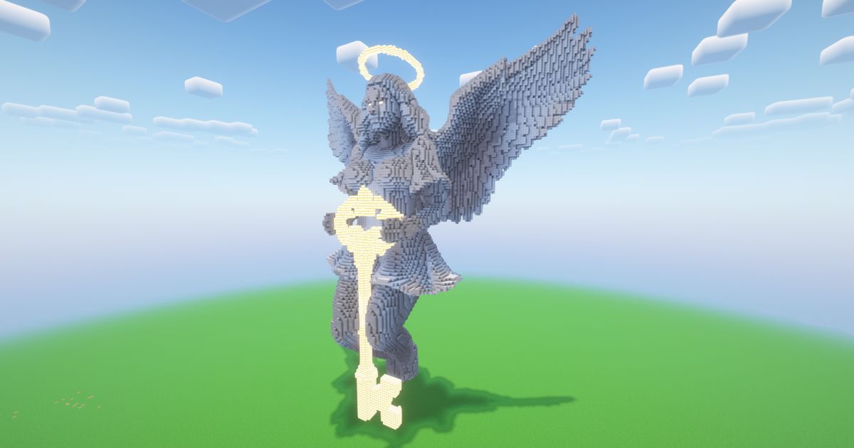 Minecraft Angel 8 Statue! ( FREE ) preview 1