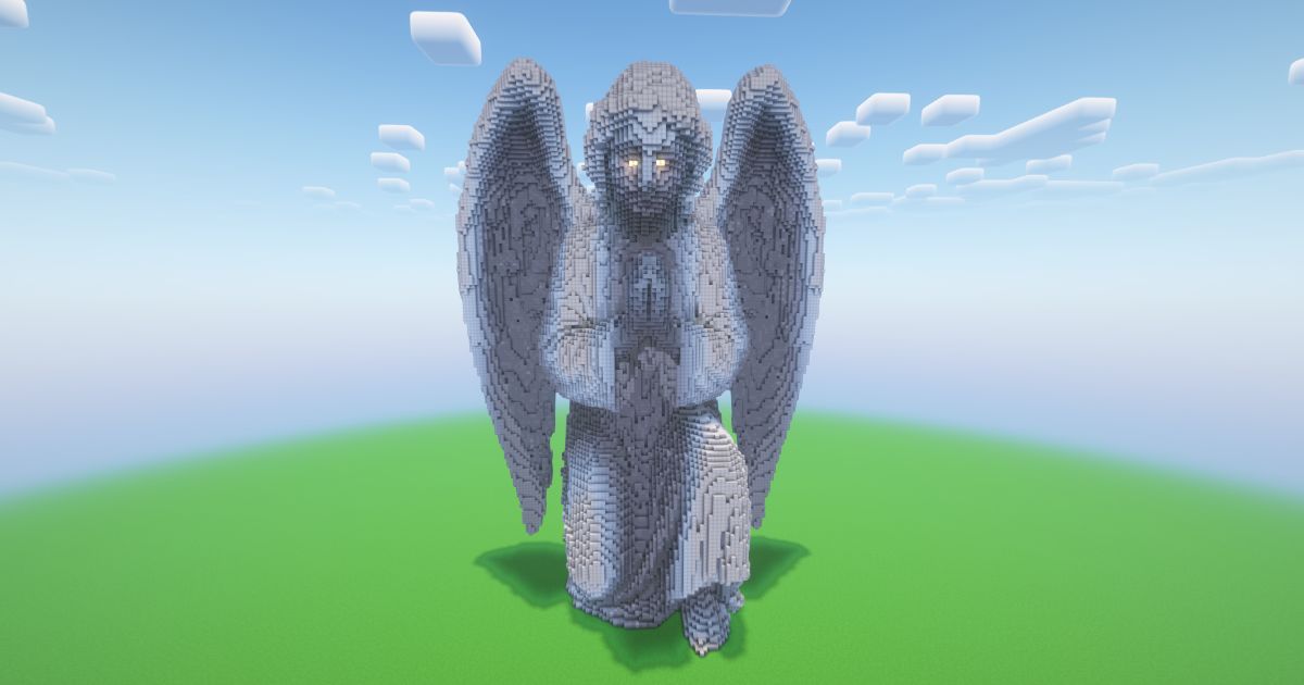 Minecraft Angel 10 Statue! ( FREE )