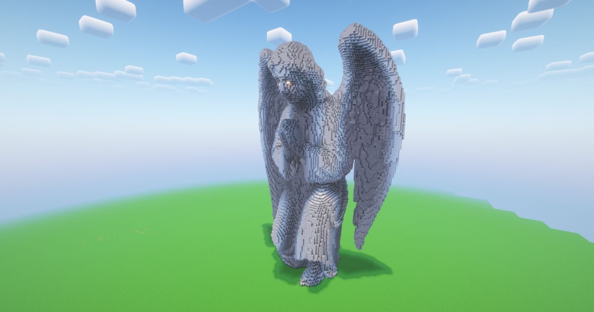 Minecraft Angel 10 Statue! ( FREE ) preview 1