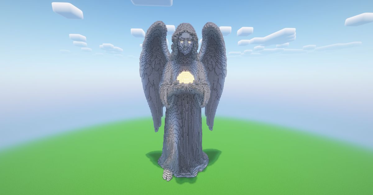Minecraft Angel 11 Statue! ( FREE )