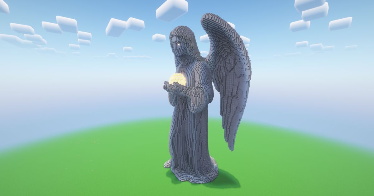 Minecraft Angel 11 Statue! ( FREE ) preview 1